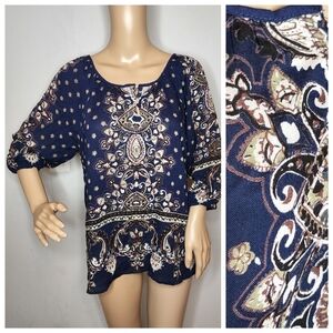 NWT Angie boho blouse